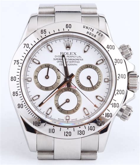 white face gold rolex|rolex daytona 116520 white dial.